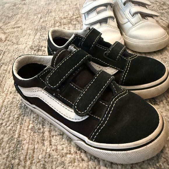 Stylish Toddler boy Shoes in Black, White, Tan, and Brown - Picture 4 of 9